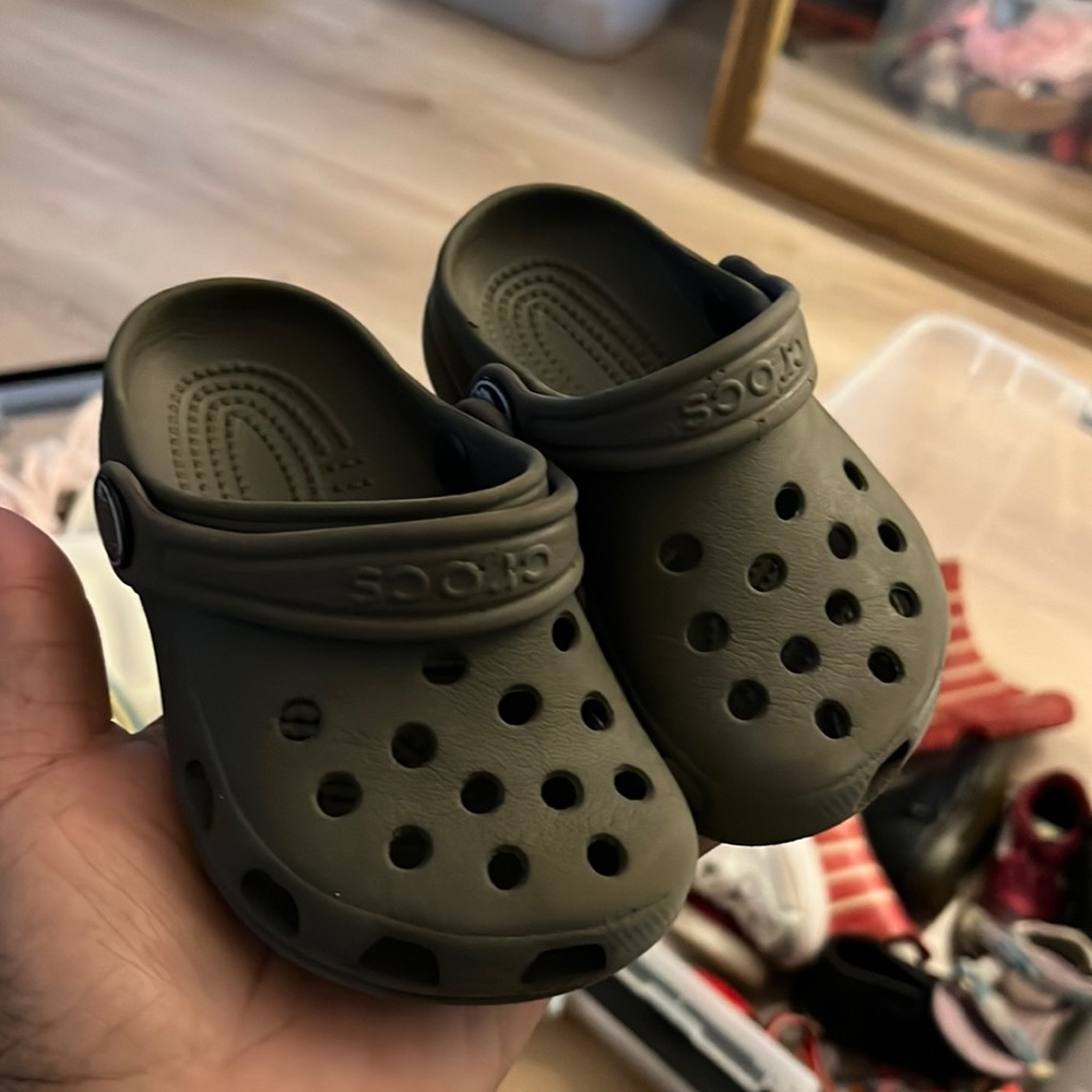 Brown Toddler Crocs